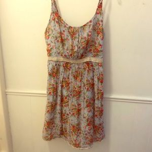 Colorful Floral Pattern Dress